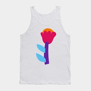 Colorful Flower Tank Top